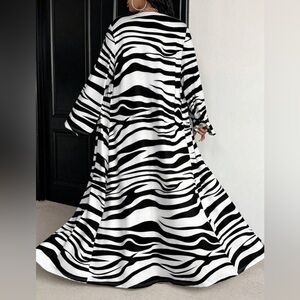 Plus Cardigan Flare Jacket